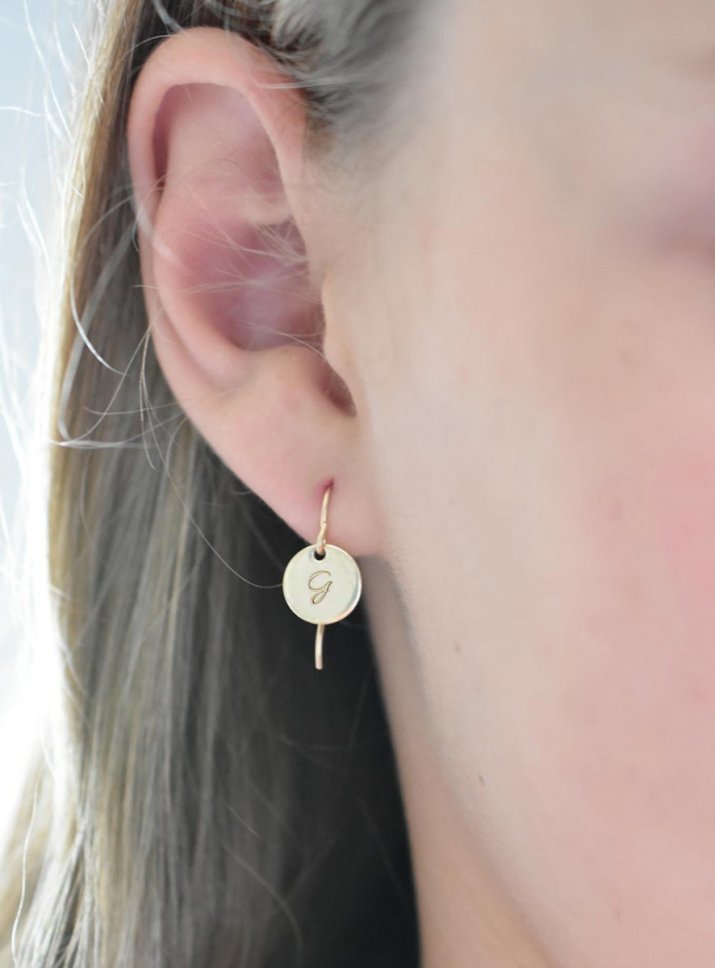 gold nonna earrings
