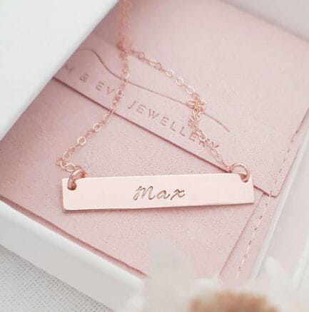 keepsake rose gold necklace