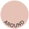 Rose Gold Tiny Disc Add On - Around disc