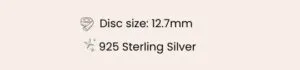 sterling details tiny disc