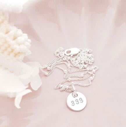 angel number necklace