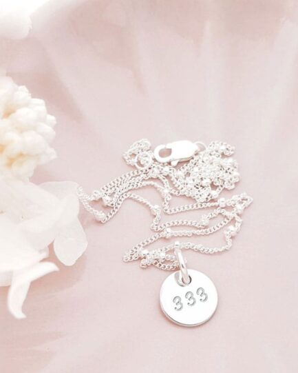 angel number necklace