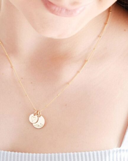 Gold Symbol Set DISC NECKLACES