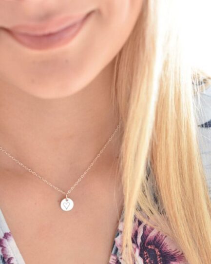 Silver Symbol Necklace PERSONALISED NECKLACES
