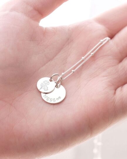 Silver Symbol Set DISC NECKLACES Silver Symbol Set DISC NECKLACES