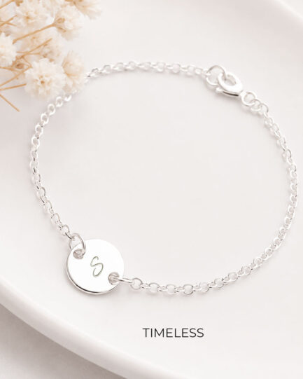 initials bracelet for women
