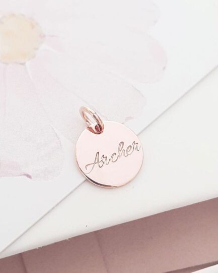 Rose Gold Tiny Disc Add On ADD ON DISCS Rose Gold Tiny Disc Add On ADD ON DISCS