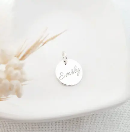 silver tiny disc