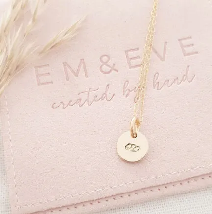 Gold Birth Flower Pendant