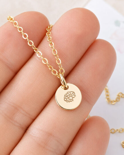Birth Flower Necklaces